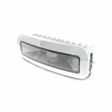 ENTRETENIMIENTO 12-24V Capri3 Flood Light White & Blue LEDs Dimmable Flush Mount, White EN4242176